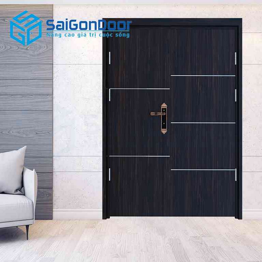 Cửa Gỗ Công Nghiệp MDF Laminate 2P1R5